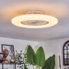 Benesal ceiling light, Ceiling fan light LED white, 1-light source, Remote control