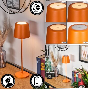 Belece Outdoor table lamp, table lamp LED orange, 1-light source