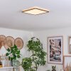 Storselet bathroom light, ceiling light, Panel LED gold, 1-light source