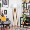 Bassagoda floor lamp Ecru, black, 1-light source