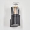 Morbak outdoor wall light black, 1-light source