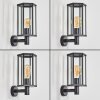 Monfanim outdoor wall light black, 1-light source