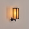 Monfanim outdoor wall light black, 1-light source