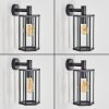 Monfanim outdoor wall light black, 1-light source