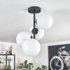 Gastor ceiling light, globe light transparent, 4-light sources