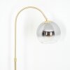 Koyoto globe light, floor lamp brass, 1-light source