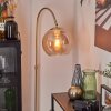 Koyoto globe light, floor lamp brass, 1-light source