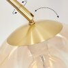 Koyoto globe light, floor lamp brass, 1-light source