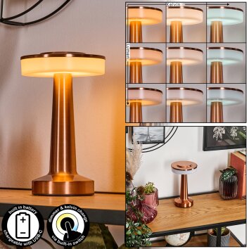 Myrby table lamp LED copper, 1-light source