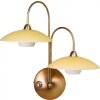 Steinhauer ALEPPO wall light bronze, 2-light sources