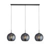 Searchlight AMSTERDAM Pendant Light black, 3-light sources