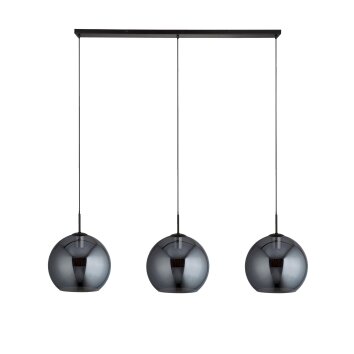 Searchlight AMSTERDAM Pendant Light black, 3-light sources