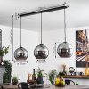 Semrong Pendant Light black, 3-light sources