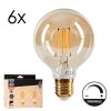 E27 LED 6 Watt warm-white dimmable 650 Lumen