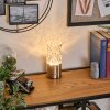 Lauter table lamp LED matt nickel, 1-light source