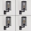 Monfanim outdoor wall light black, 1-light source