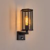 Monfanim outdoor wall light black, 1-light source