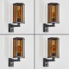 Monfanim outdoor wall light black, 1-light source