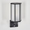 Monfanim outdoor wall light black, 1-light source