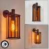 Monfanim outdoor wall light rust-coloured, 1-light source