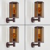 Monfanim outdoor wall light rust-coloured, 1-light source