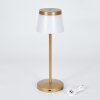 Algeraz Outdoor table lamp, table lamp LED beige, 1-light source