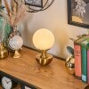 Lakolk table lamp LED brass, 1-light source