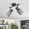 Aggebu ceiling light black, 2-light sources