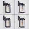 Avete outdoor wall light black, 1-light source