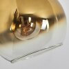 Koyoto globe light, floor lamp gold, clear, 1-light source