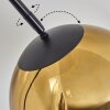 Koyoto globe light, floor lamp gold, clear, 1-light source