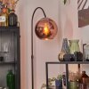 Koyoto globe light, floor lamp coppery, 1-light source