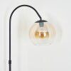 Koyoto globe light, floor lamp Amber, clear, 1-light source