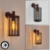 Monfanim outdoor wall light rust-coloured, 1-light source