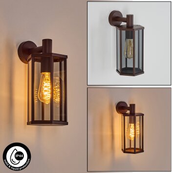 Monfanim outdoor wall light rust-coloured, 1-light source