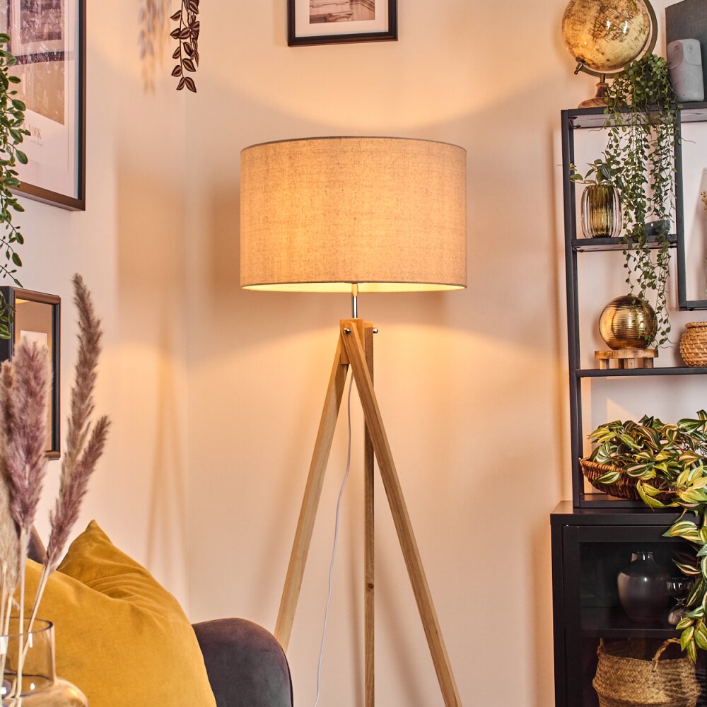 Flemming floor lamp Ecru, 1-light source