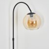 Koyoto globe light, floor lamp Amber, 1-light source