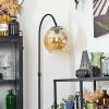 Koyoto globe light, floor lamp Amber, 1-light source