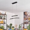 Casalino pendant light LED black, transparent, clear, 1-light source