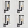 Monfanim outdoor wall light black, 1-light source