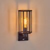 Monfanim outdoor wall light black, 1-light source