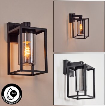 Trancozelos outdoor wall light black, 1-light source