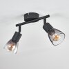 Medelim ceiling light black, 2-light sources