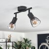 Medelim ceiling light black, 2-light sources