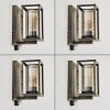 Portalis outdoor wall light gold, black, 1-light source