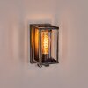 Portalis outdoor wall light gold, black, 1-light source