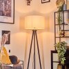 Flemming floor lamp black, 1-light source