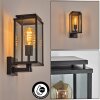 Cadafaes outdoor wall light black, 1-light source