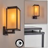 Cadafaes outdoor wall light black, 1-light source