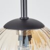 Chehalis ceiling light, globe light Amber, clear, Smoke-coloured, 9-light sources